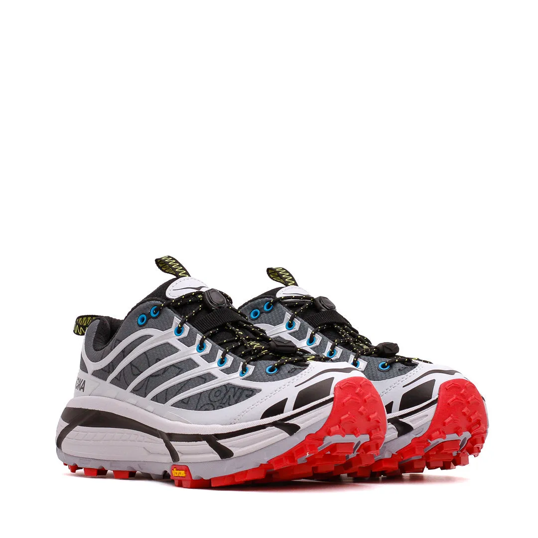 Hoka One One Unisex Mafate Three2 Wordmark Ash Grey Outer Orbit 1175490-ARYT Multi Panel Upper waterproof - feature shoes