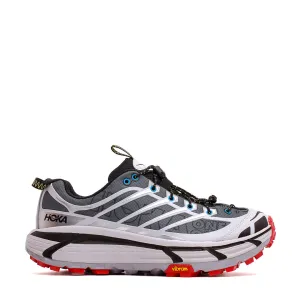 running gait Hoka One One Unisex Mafate Three2 Wordmark Ash Grey Outer Orbit 1175490-ARYT