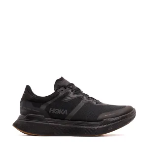 Bounce Reduction professional running gear Hoka One One Unisex Transport X Black 1152450-BBLC