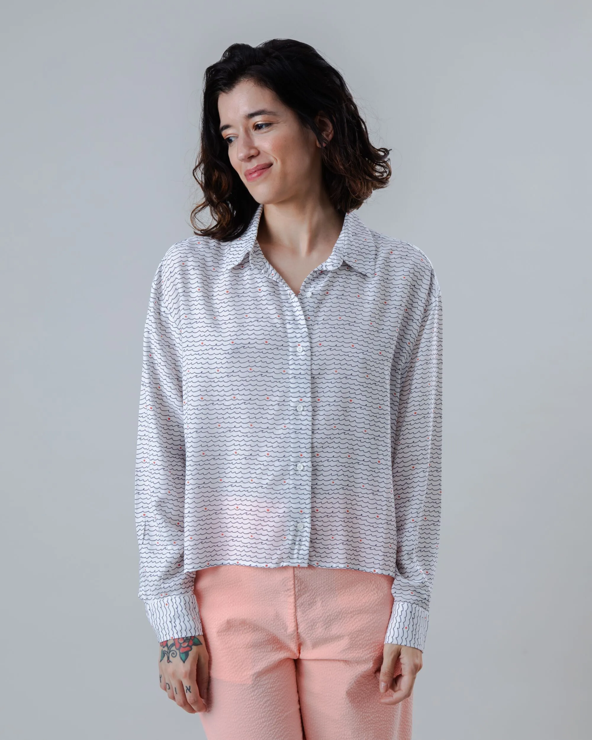 Hola Ola Boxy Blouse UPF Rated Fabric
