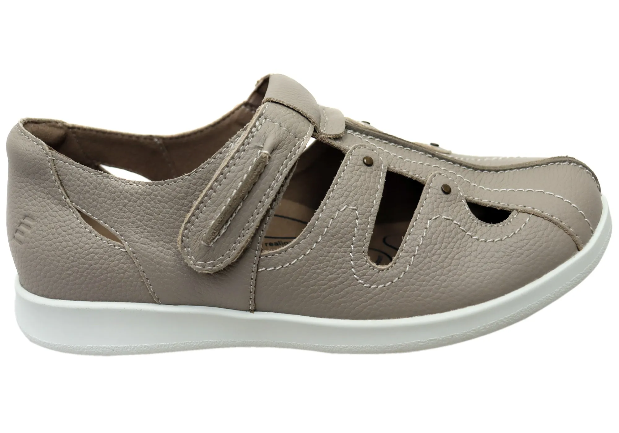 Homyped Jamima Womens Supportive Comfortable Leather Shoes Dual Density Midsole Flexible Material