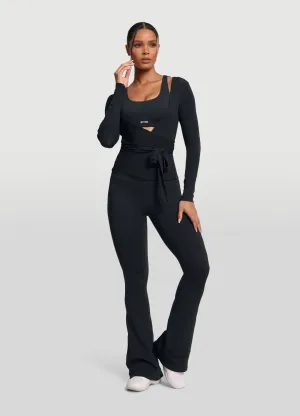 Seamless Pilates Wrap Top BreathableMaterial Comfy Style