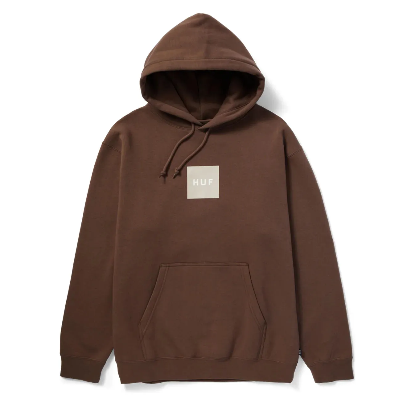 Huf Set Box P/O Hoodie Coffee Contrast Trim Daily Use
