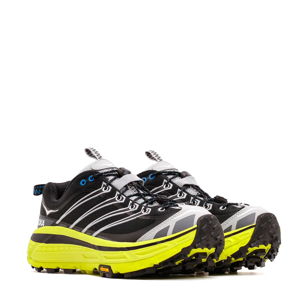 Hoka One One Men Mafate Three2 Black Hoka Citrus 1141572-BHK Sweat - wicking