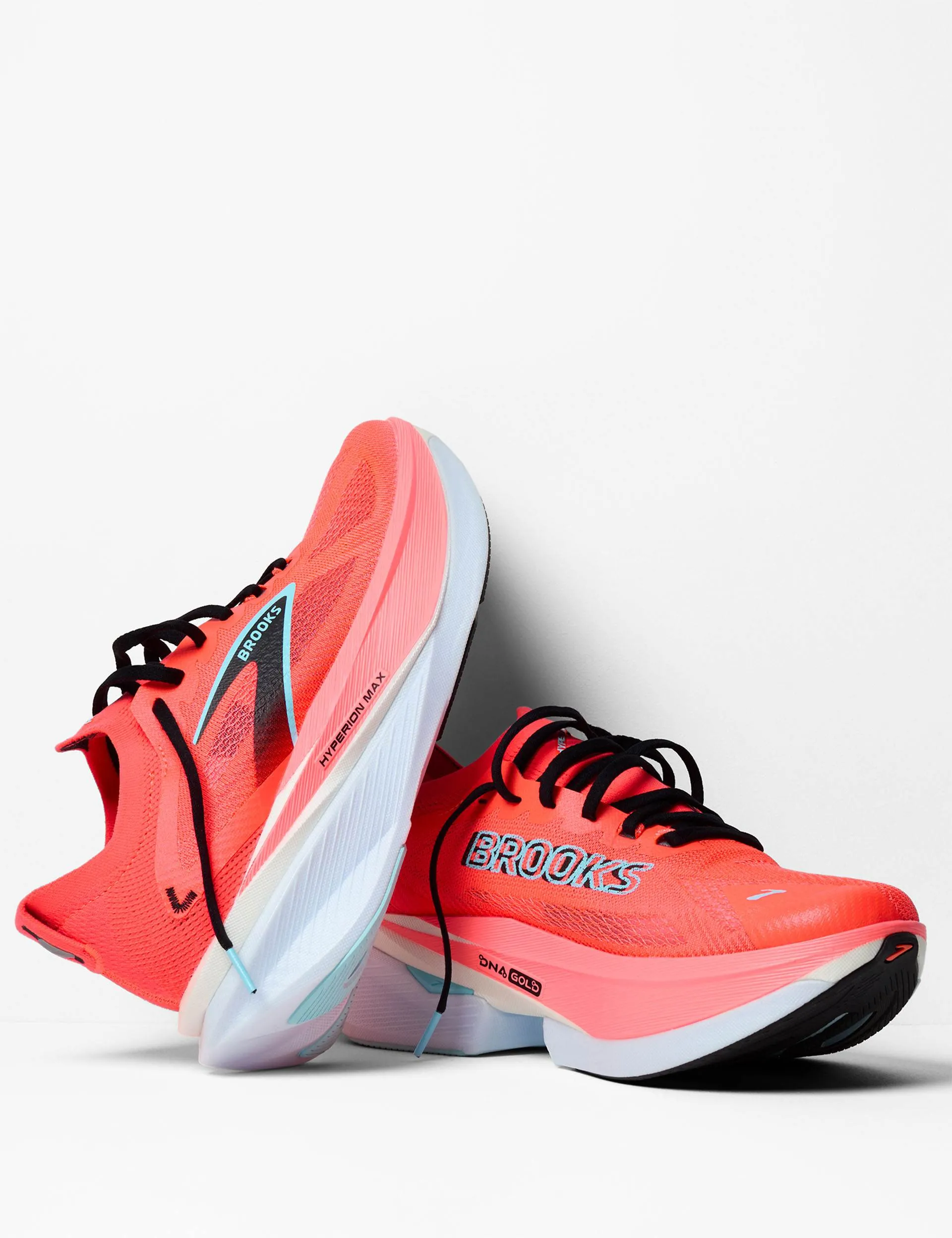 concrete running shoes indoor sports shoes Hyperion Max 3 - Fiery Coral/Black/Atomizer