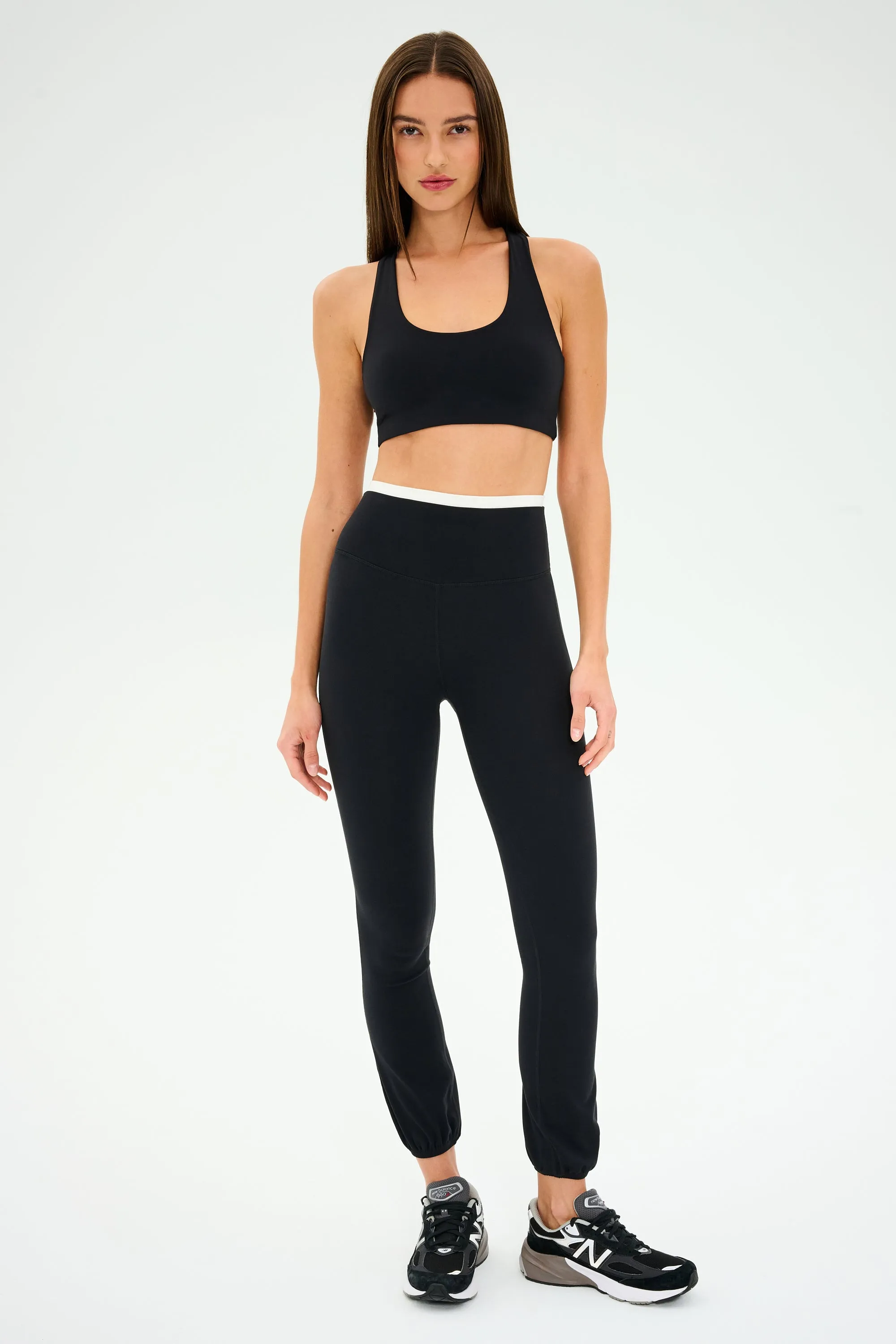 Icon Dual High Waist Airweight Legging - Black Comfy Ease