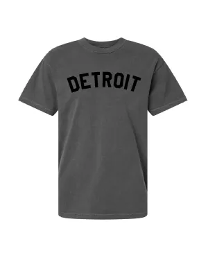 Ink Detroit - Classic Heavyweight T-Shirt - Pigment Dyed Black Cozy Hug