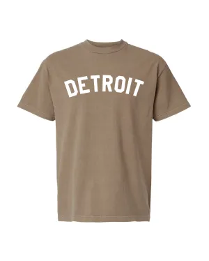 Relaxed Vibes Ink Detroit - Classic Heavyweight T-Shirt - Pigment Dyed Brown