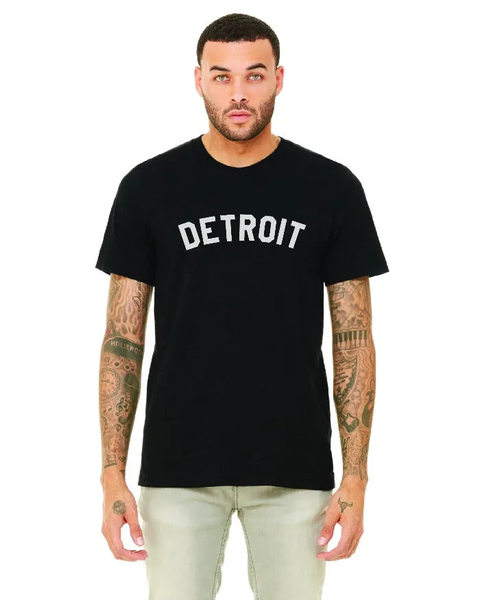 Unisex versatility Eco Friendly Dye Ink Detroit - Classic T-Shirt - Black