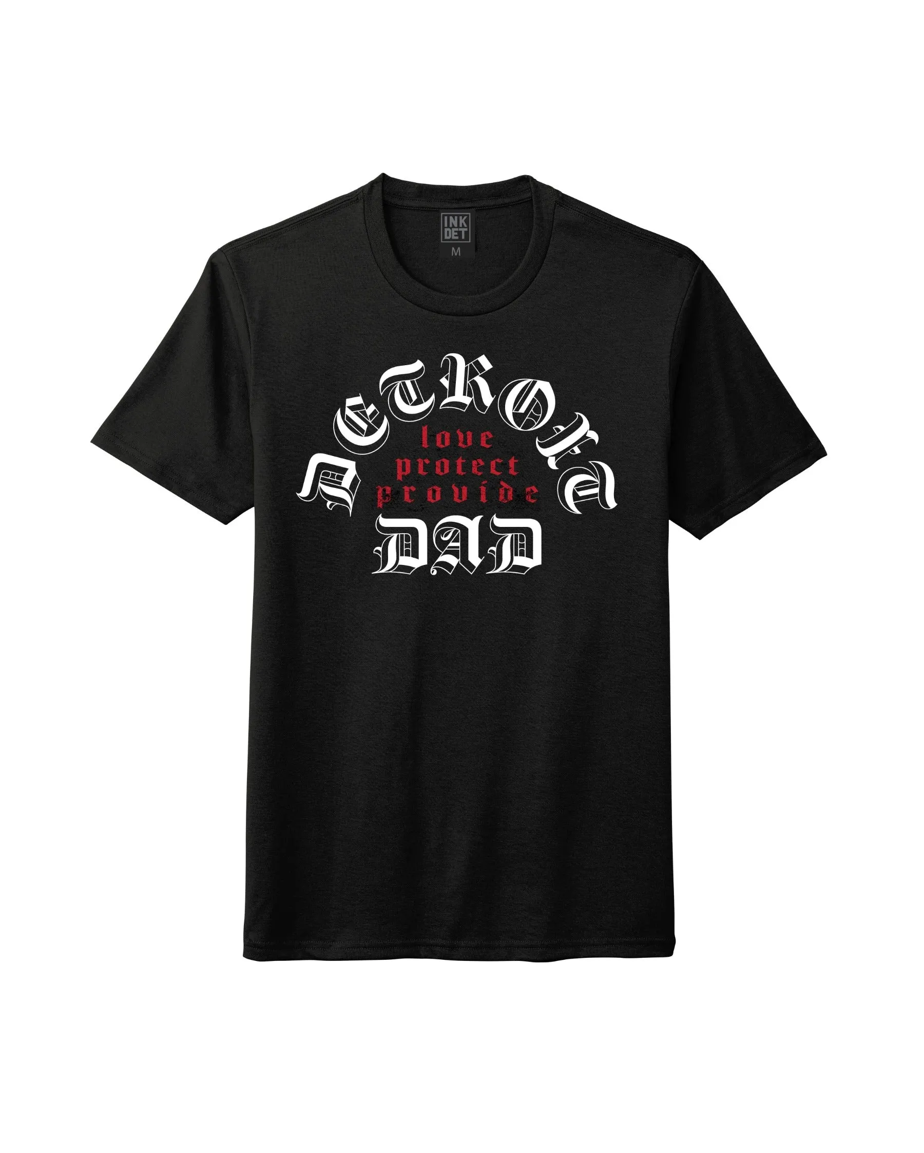 Smart Fit Classic Look Ink Detroit - Detroit Dad T-Shirt - Black Tri Blend