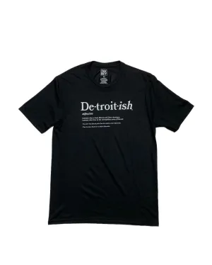 Flexible Collar Elegant Detail Ink Detroit - Detroitish Defined Tri Blend T-Shirt - Available in 4 Colors