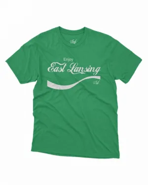 Ink Detroit Enjoy East Lansing T-Shirt - Green Breathable Waistband