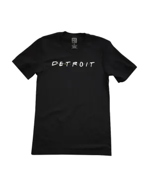 Ink Detroit Friends T-Shirt - Black Breathable Performance
