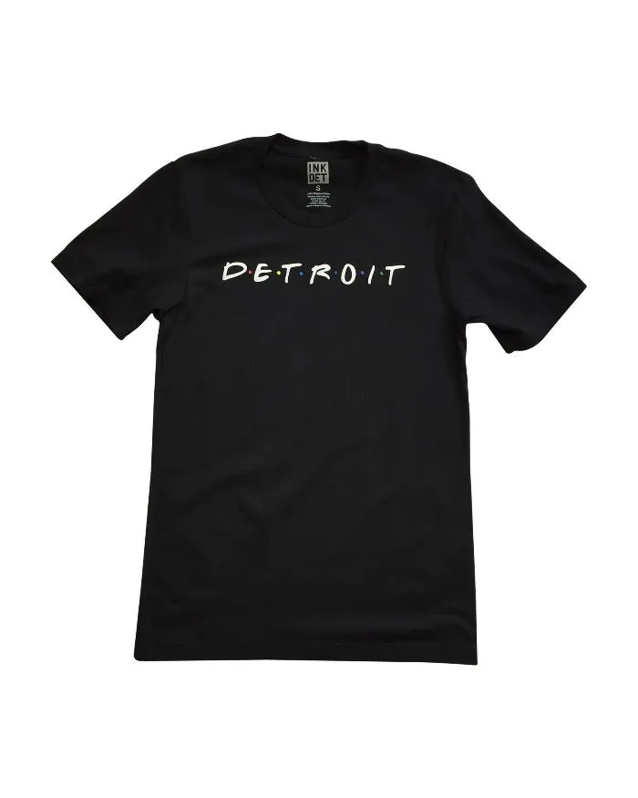 Everyday Fit Ink Detroit Friends T-Shirt - Black