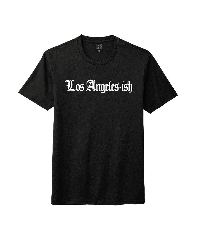 Ink Detroit - Los Angeles-ish T-Shirt - Black Durable Knit Structure