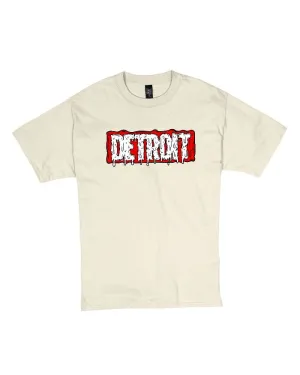 Ink Detroit - MARVELous DETROIT DRIP - T-Shirt - Natural AllWeatherComfort Popular