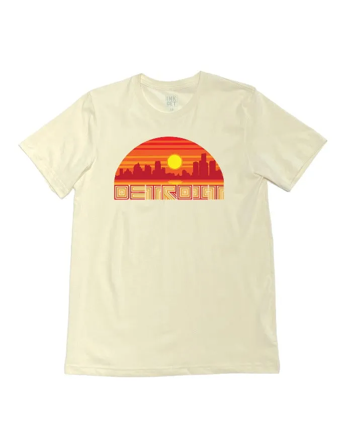 Sports Apparel Fuzz Free Surface Ink Detroit Sunny D T-Shirt - Natural