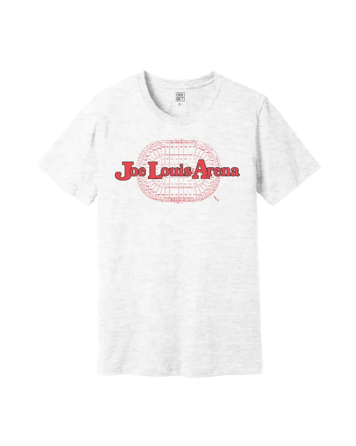 Ink Detroit Vintage Joe Louis Arena T-Shirt - Ash Breathable knit