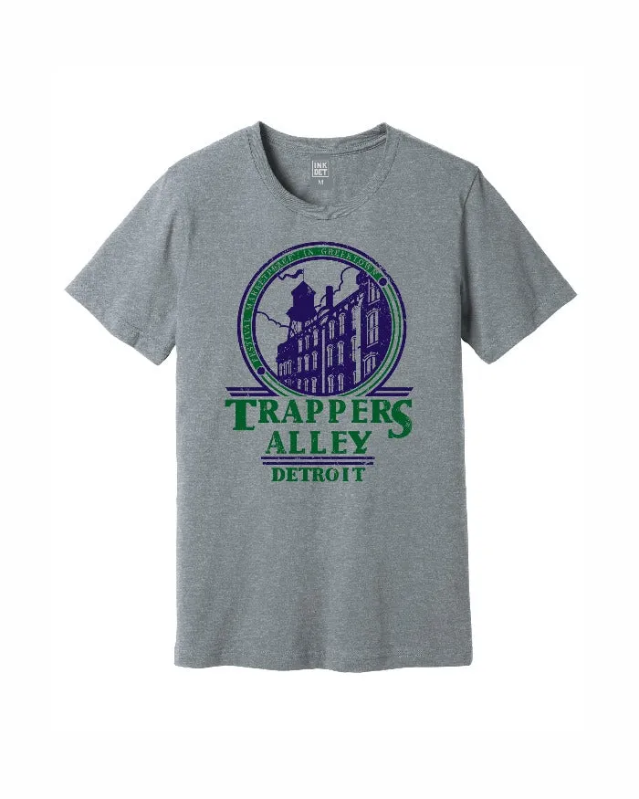 Ink Detroit Vintage Trappers Alley T-Shirt - Athletic Heather HeatResistantMaterial Quick Fit Performance