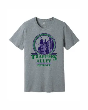 Ink Detroit Vintage Trappers Alley T-Shirt - Athletic Heather HeatResistantMaterial Quick Fit Performance