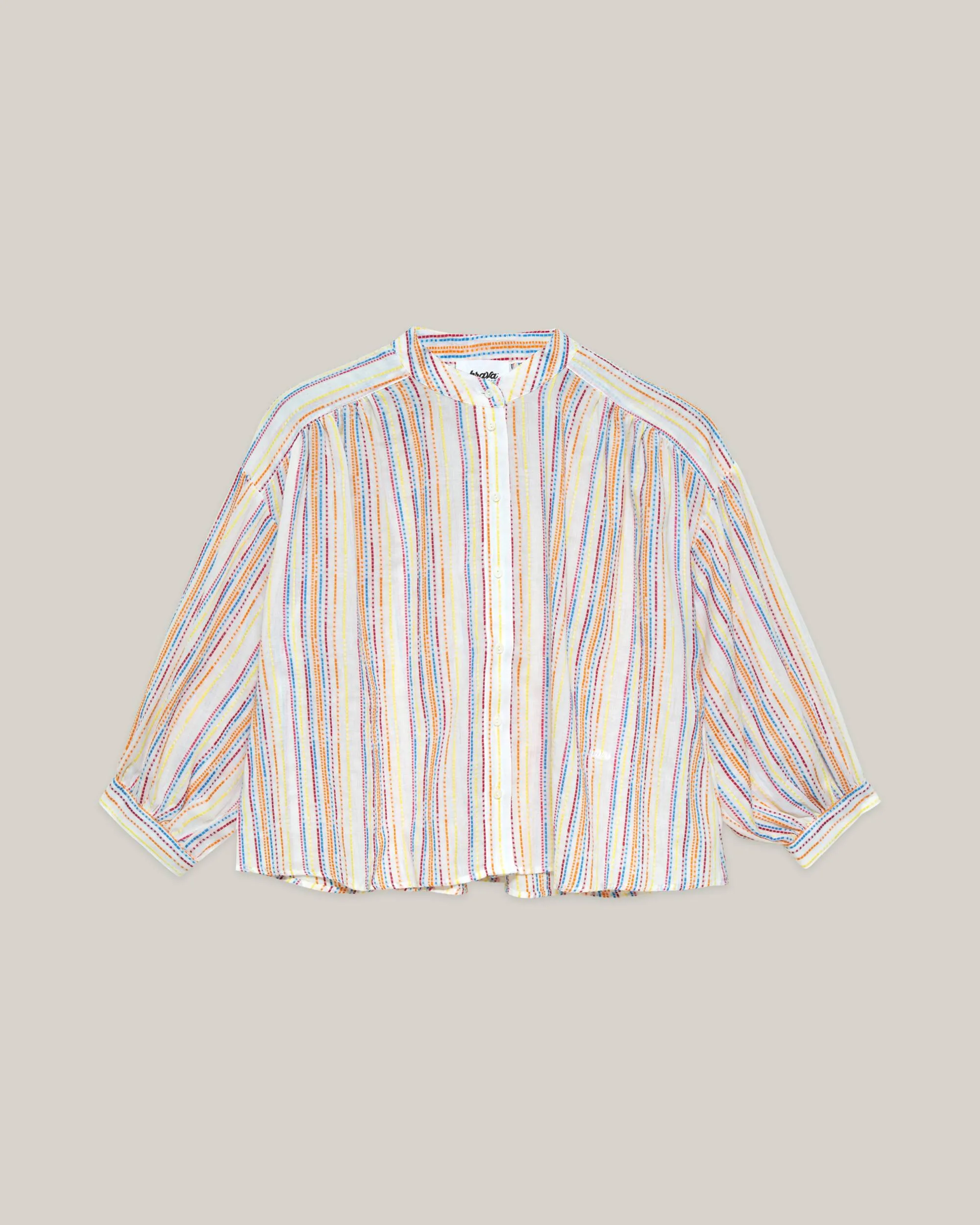 Ivory Boho Blouse Citric Soft Knit