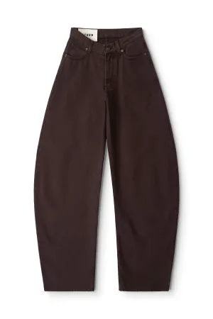 Neutral Loose Button Fly Option JACKSON BARREL JEAN | EARTH