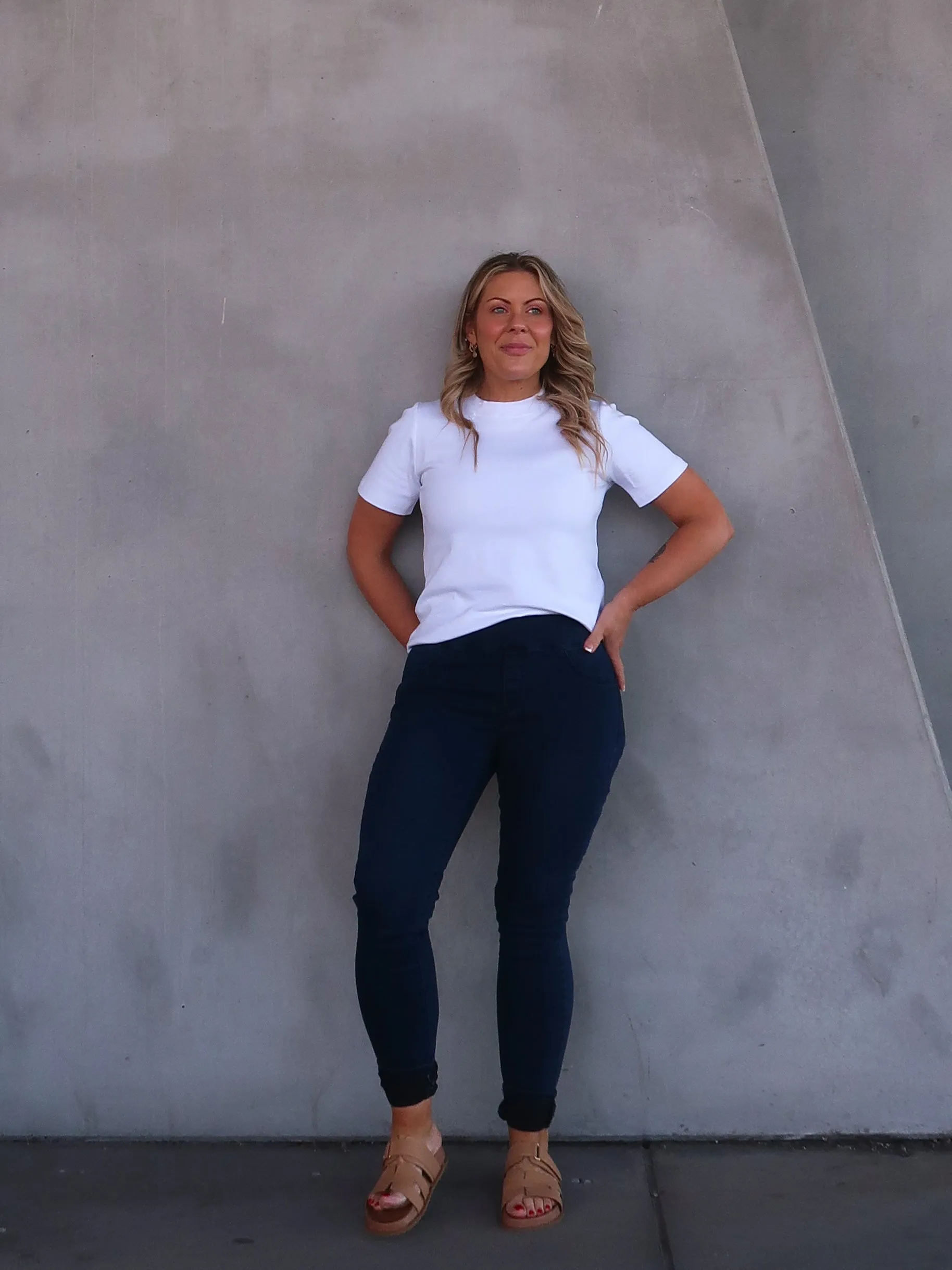 Jax Jeggings - Dark Blue Style Daily