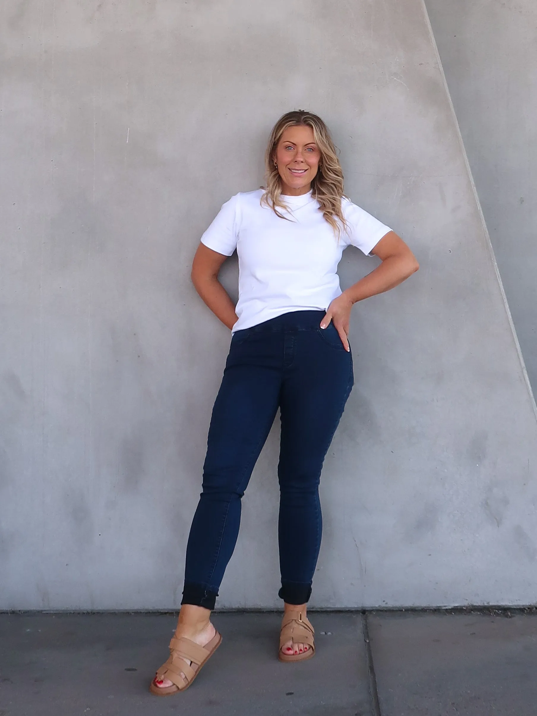 Jax Jeggings - Dark Blue Comfy Touch