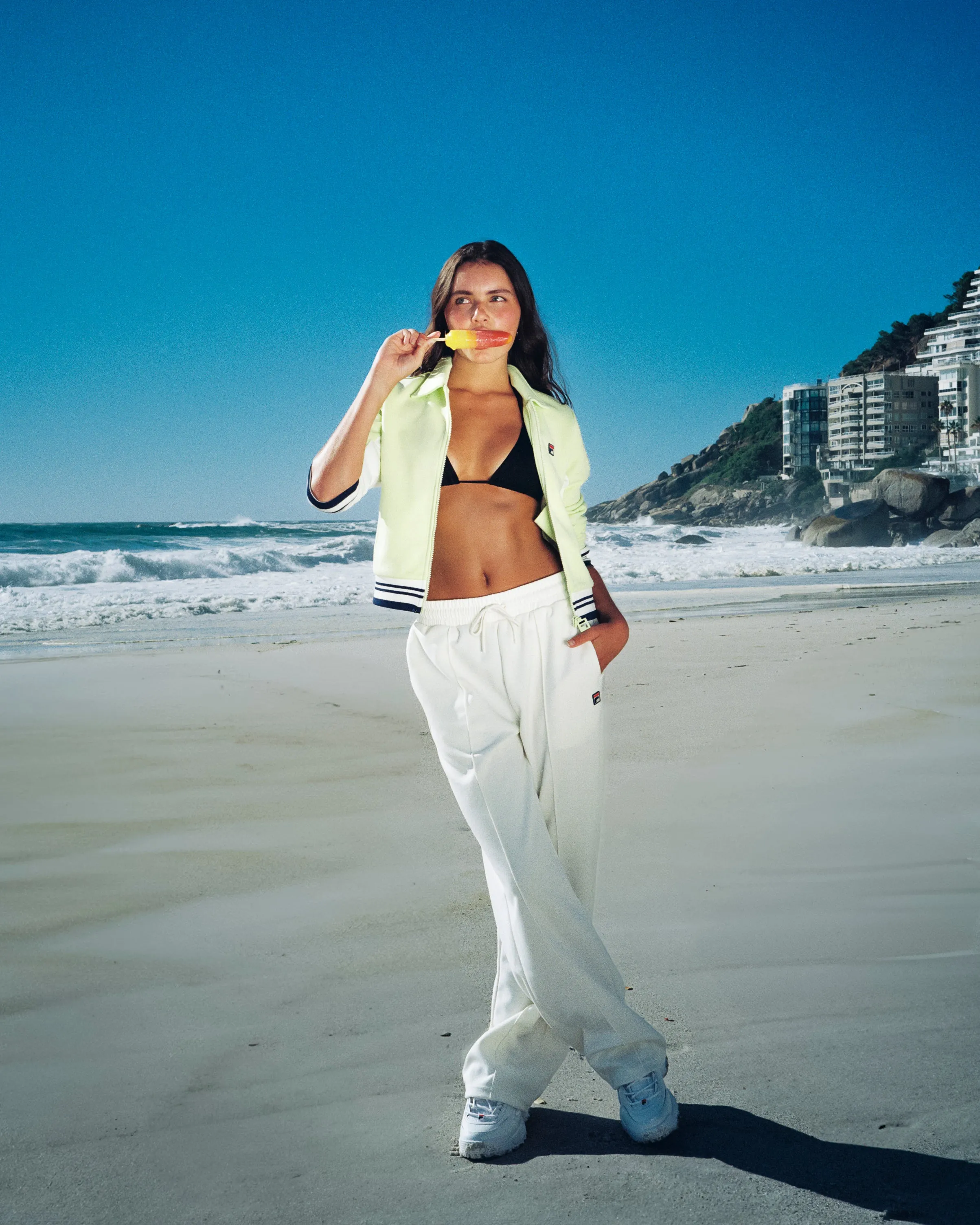 Jelena Cropped Zip Up Track Top Casual Layers