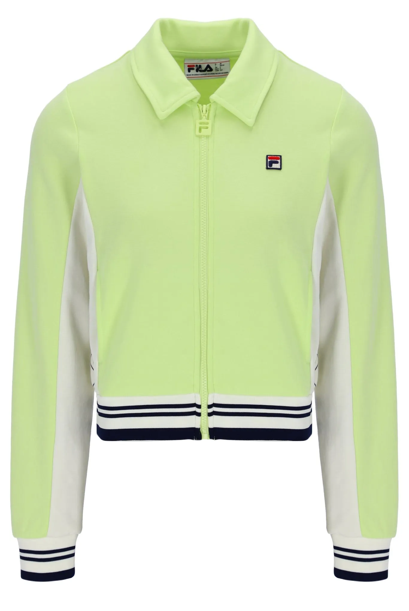 Jelena Cropped Zip Up Track Top Trendy Comfort