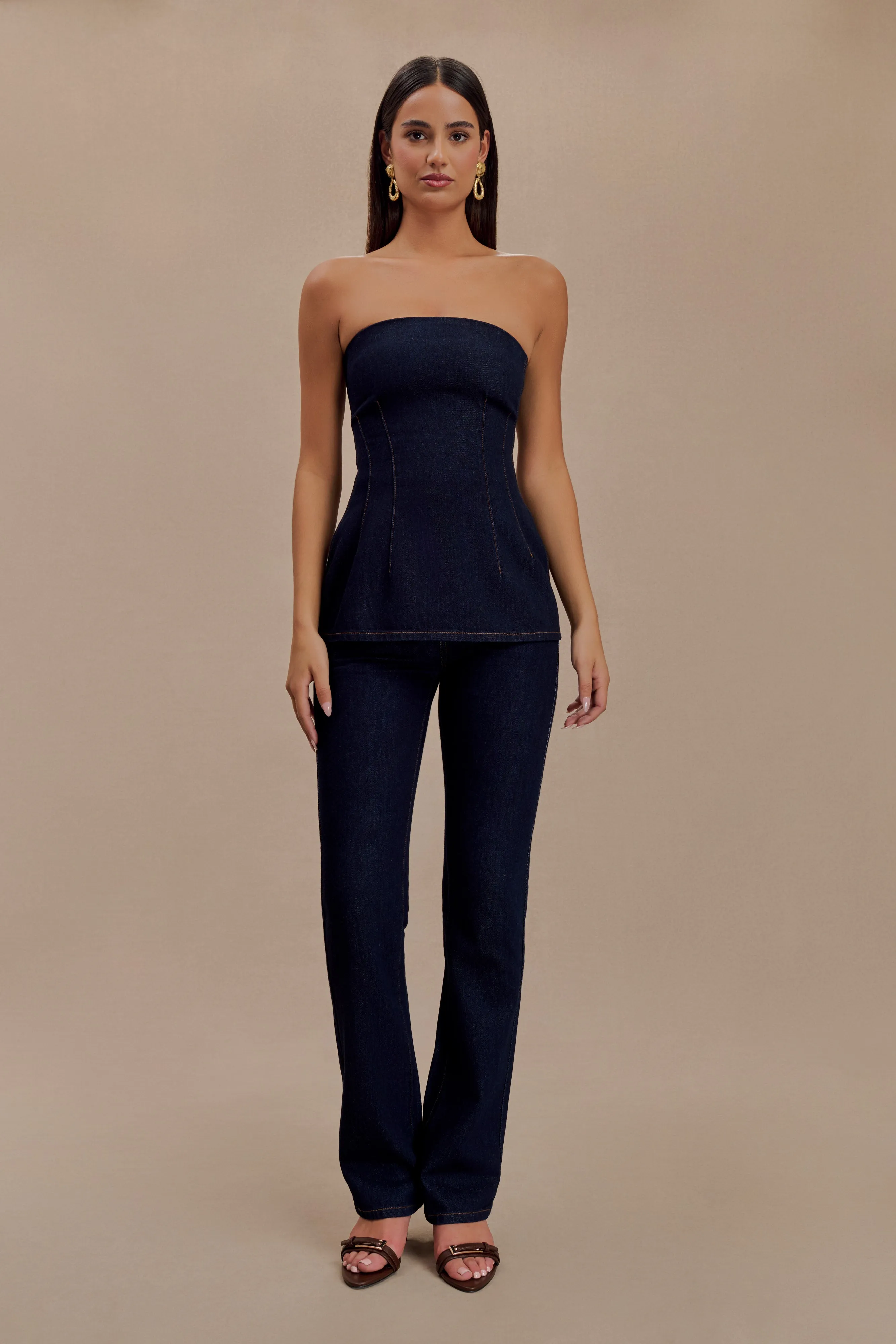 Active Comfort Beach Day Versatile Soft Jericho Straight Leg Jeans - Indigo Blue