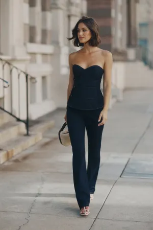 Jericho Straight Leg Jeans - Indigo Blue Neutral Look