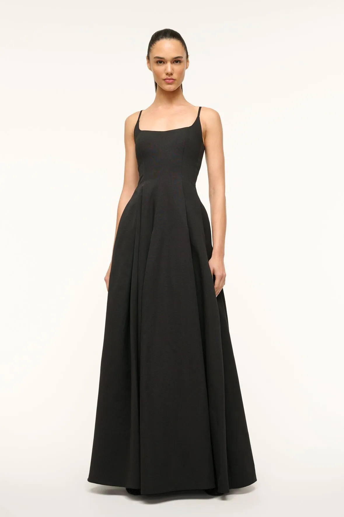 JOY MAXI DRESS | BLACK Chilly Day Wear Pure Motion