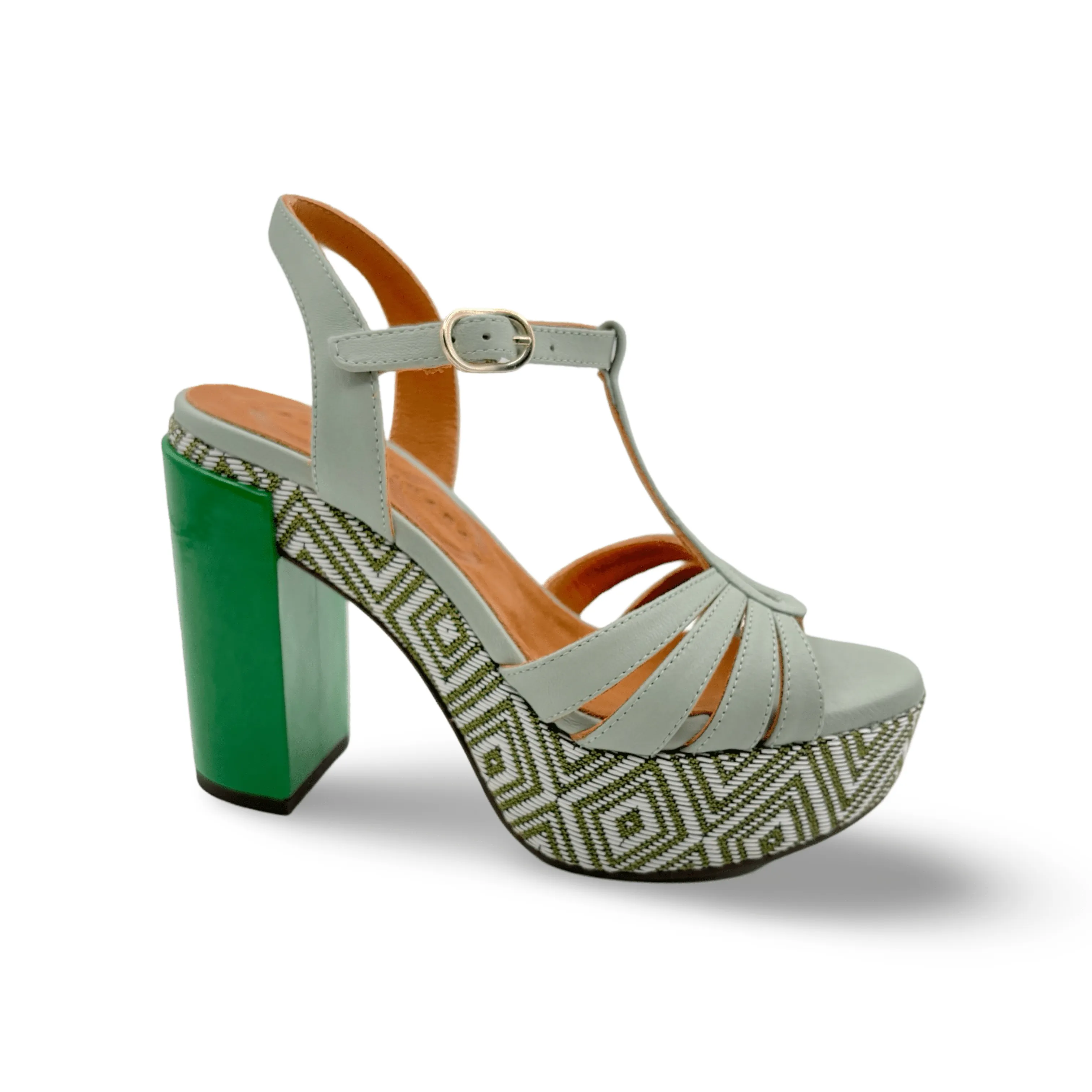 Comfortable Design Balance Core Junni Mint/Geo Sandal