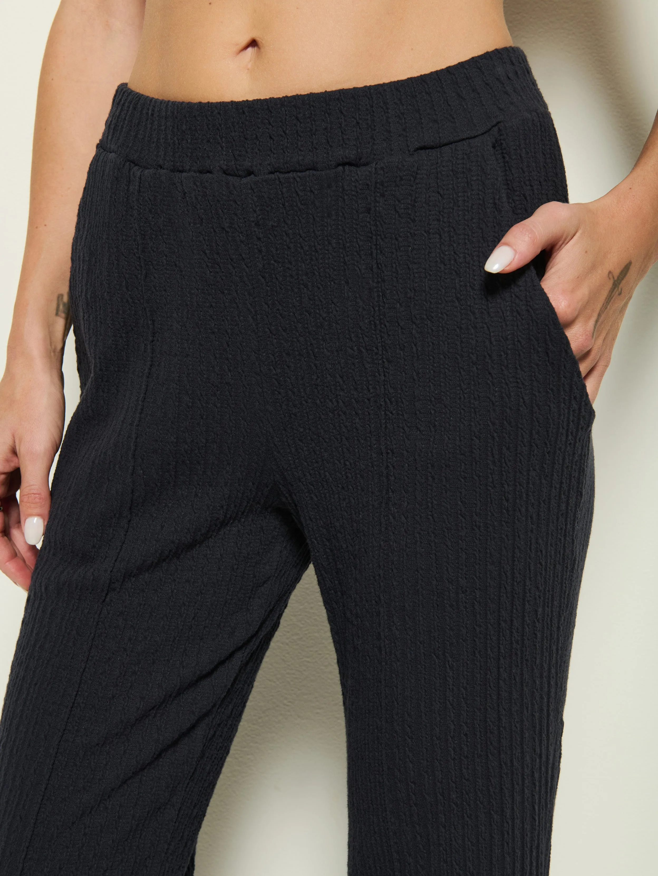 Justine Knit Pant Layered Comfort Trendy Layering