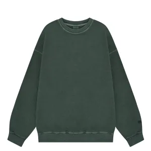 product tie dye uniqueness Kappy Pigment Sweat Shirt Deep Green