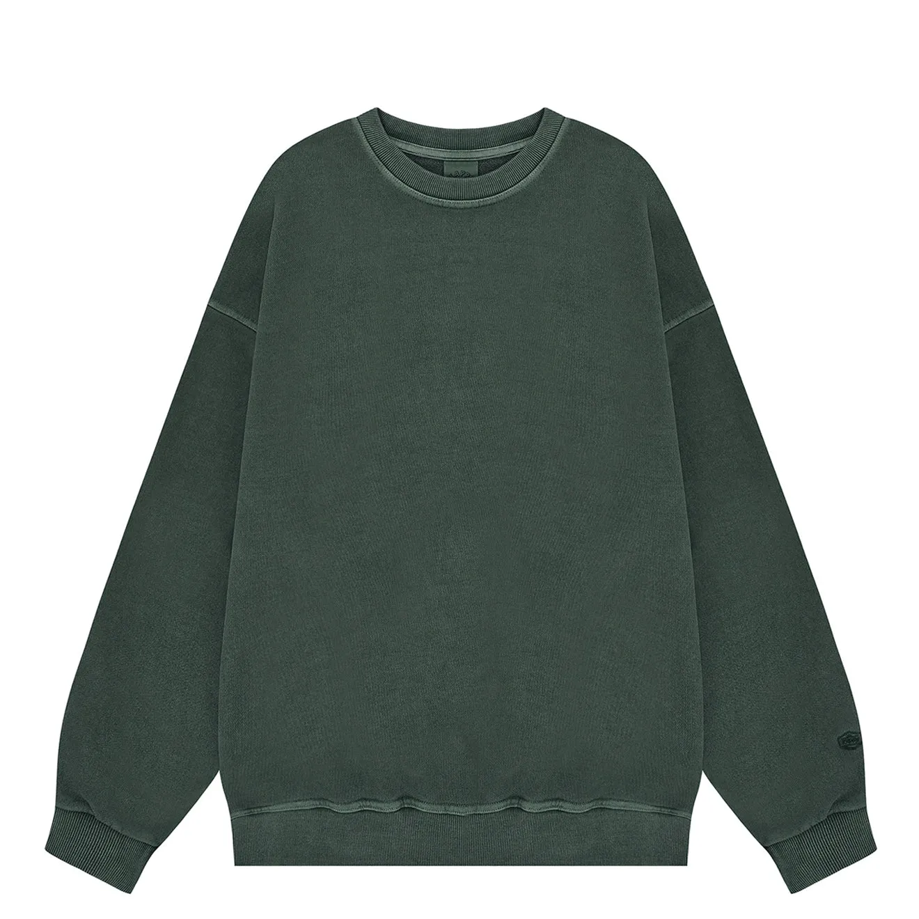 product tie dye uniqueness Kappy Pigment Sweat Shirt Deep Green