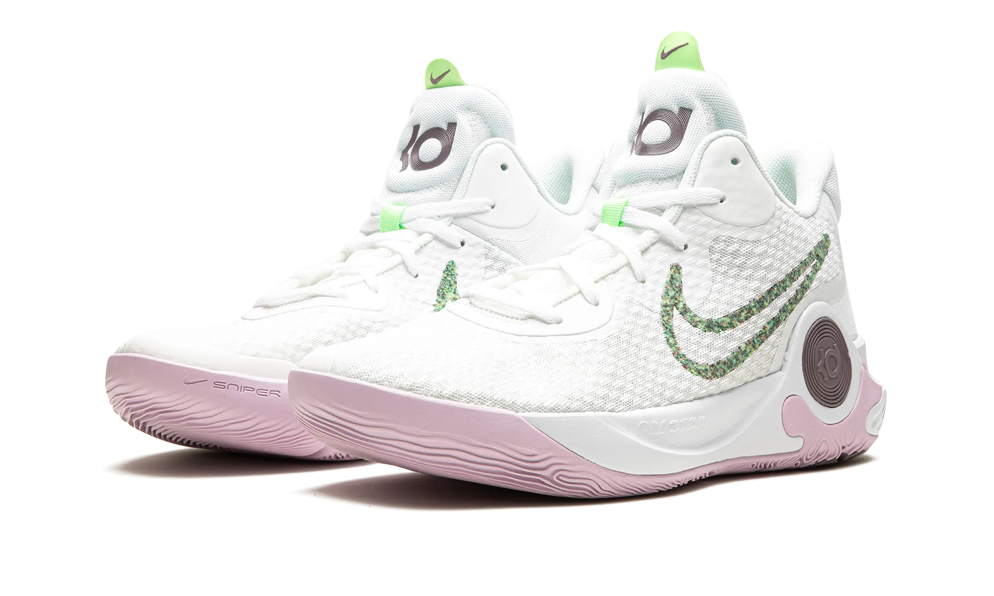 globally - sourced durable running option KD Trey 5 IX "White Light Purple"