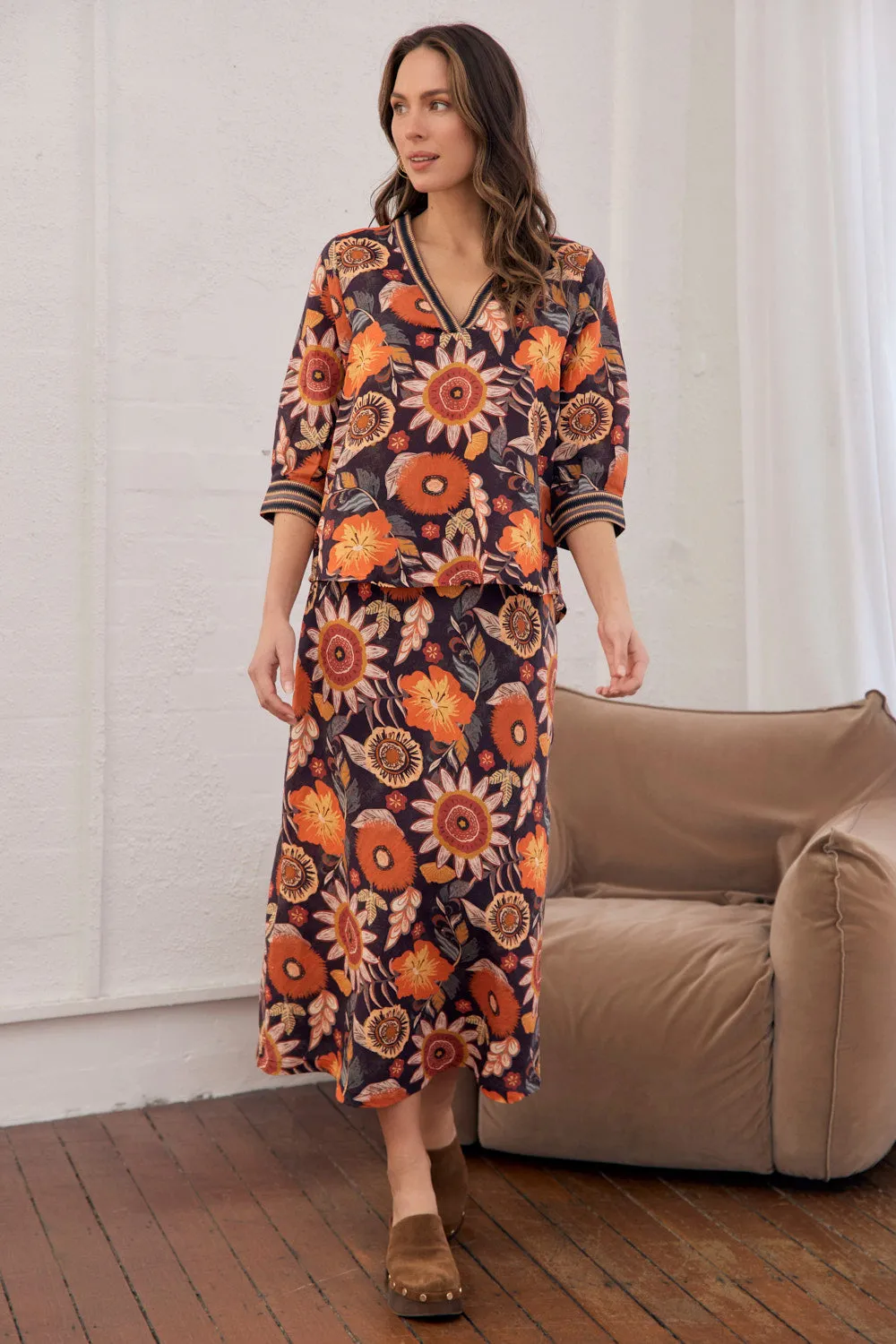 Kora Top in Abigail Soft and breathable