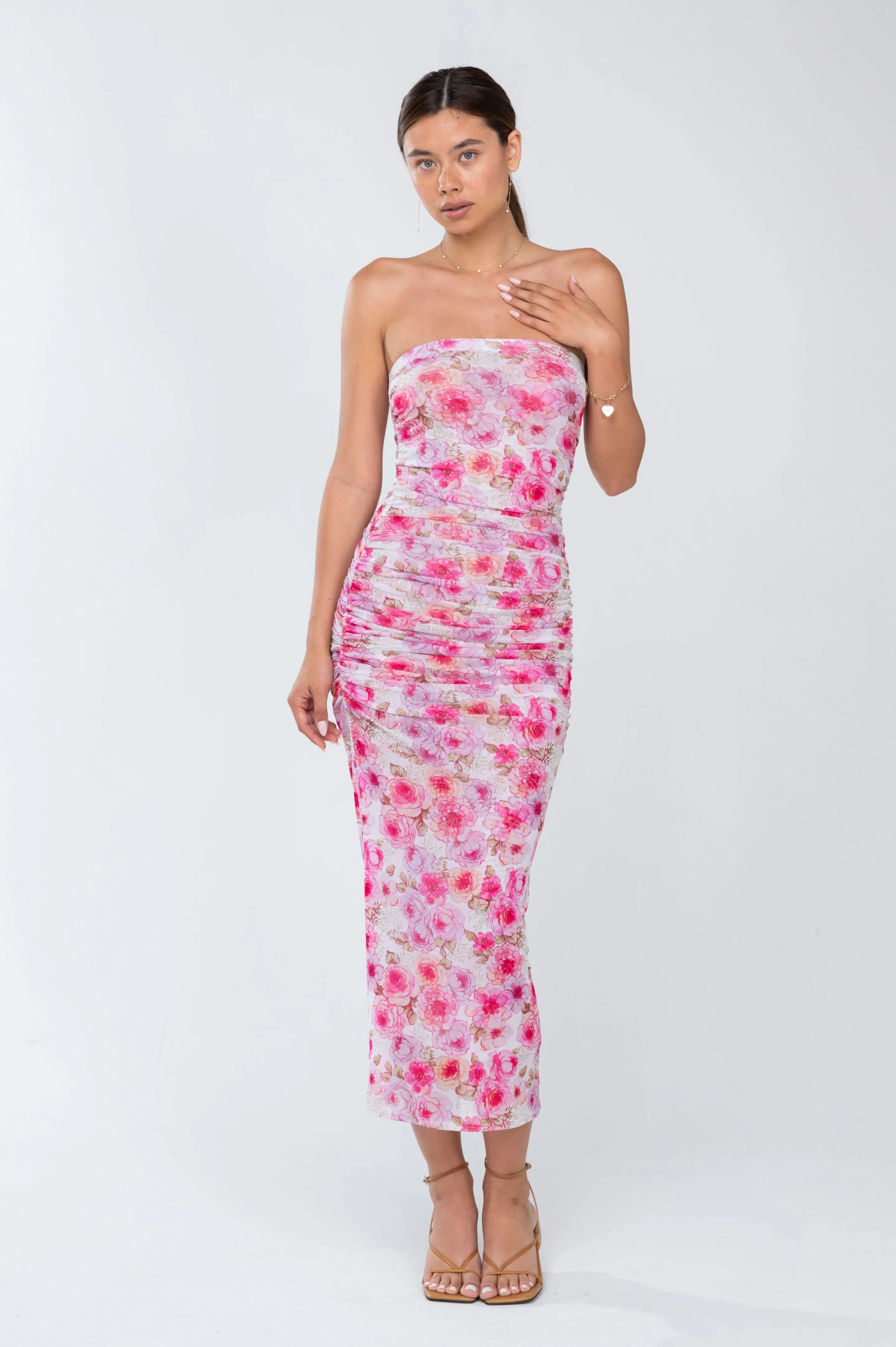 Kristina Midi in Petal Ready Anytime