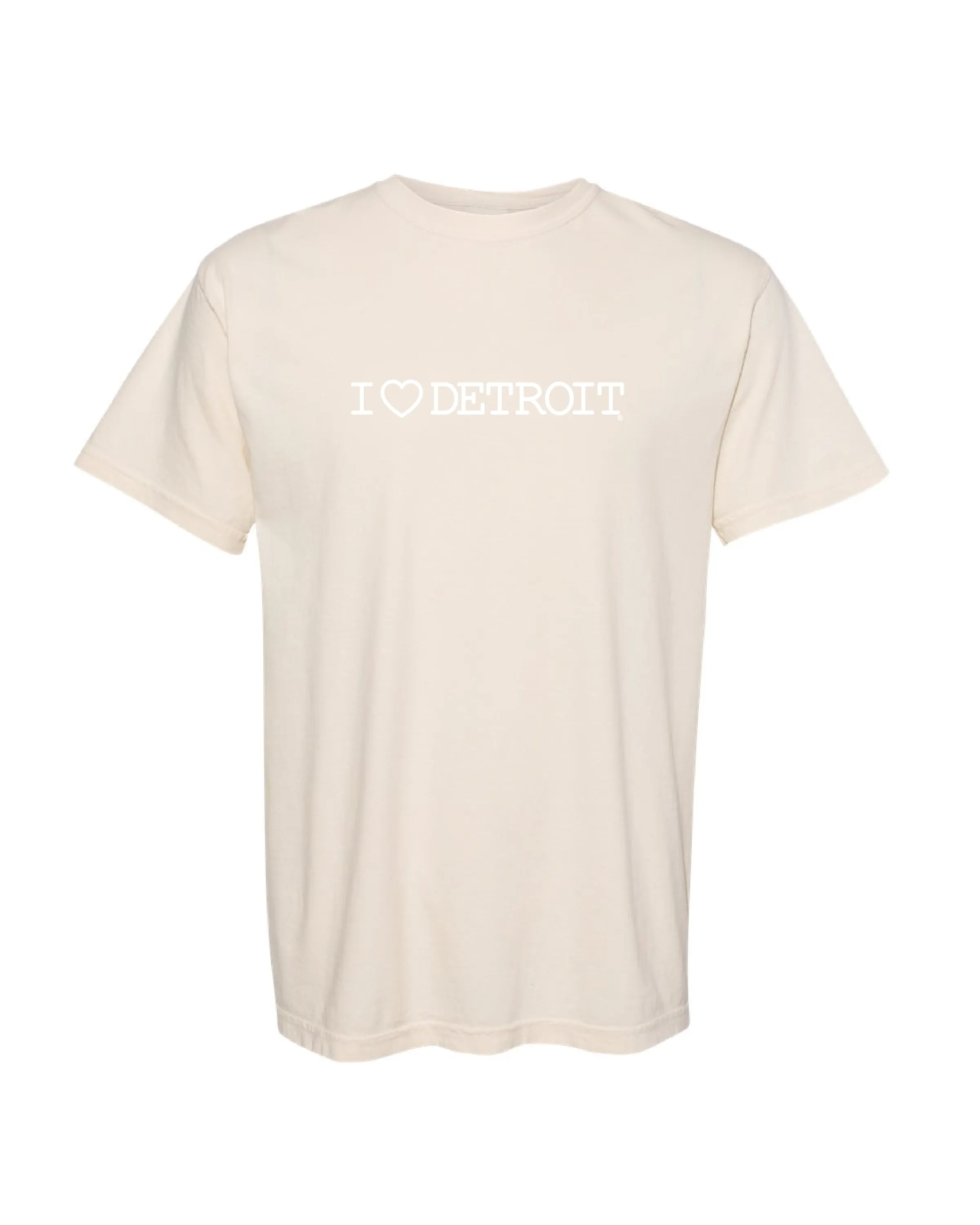 (NEW) I Love Detroit Pigment Dye T-Shirts - Available in 3 Colors Simple Look shopping