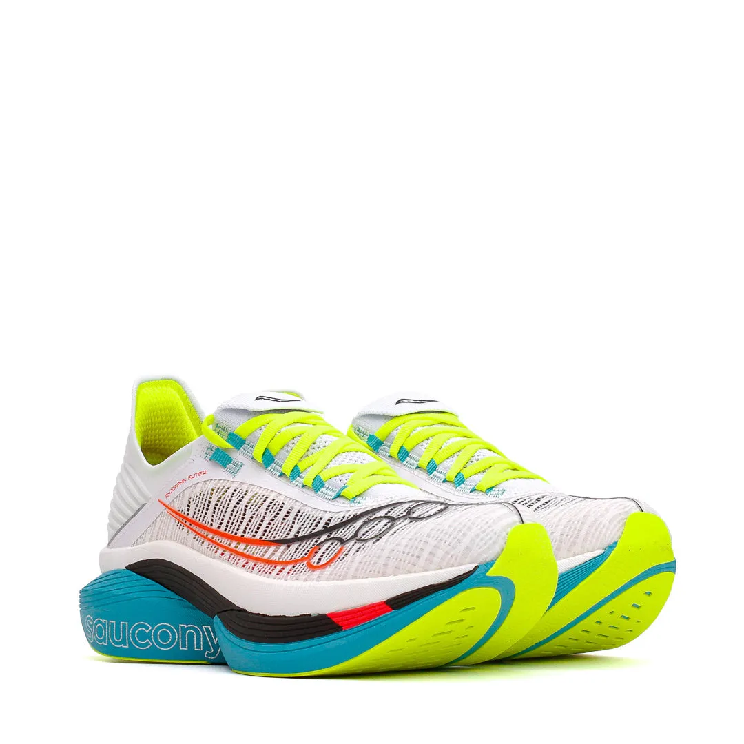 Saucony Men Endorphin Elite 2 White Mutant S30994-97 Fitness routine rainy running