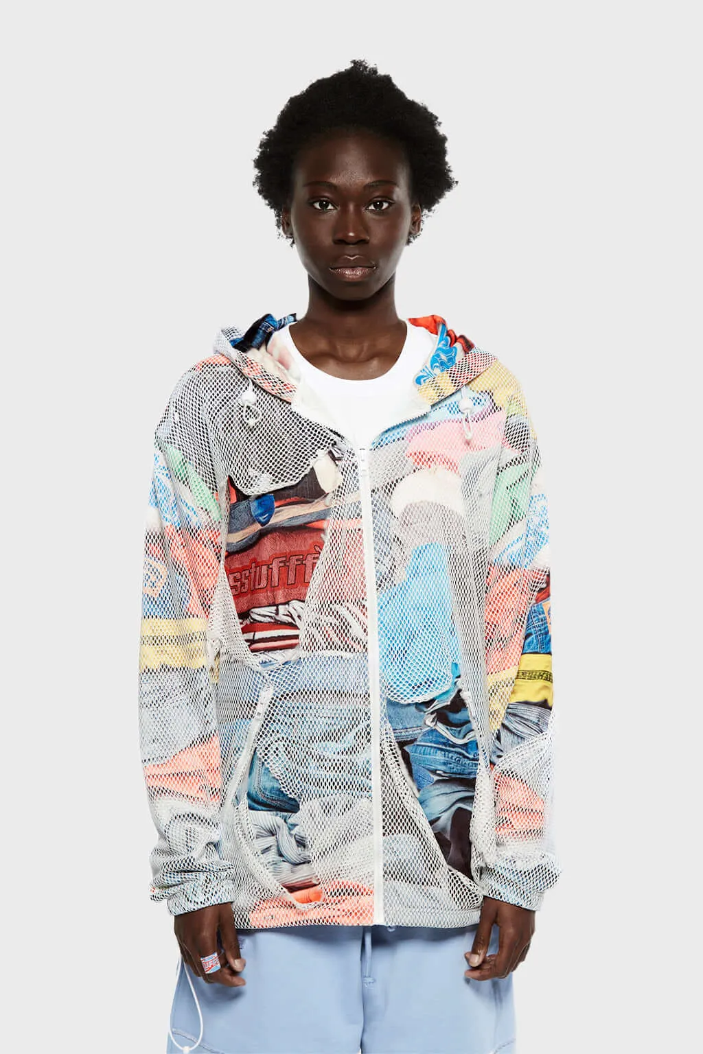 Laundromat Mesh Zip Up(Cuttable) Tall