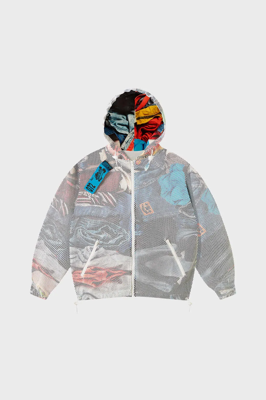 Everyday Essential Chambray Laundromat Mesh Zip Up(Cuttable)