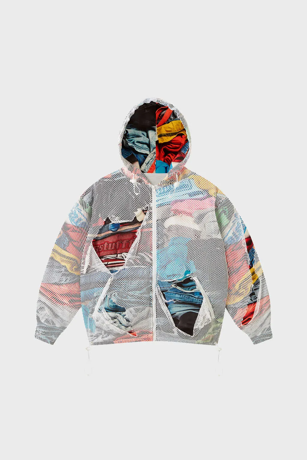 Stylish Essentials product promotion Laundromat Mesh Zip Up(Cuttable)