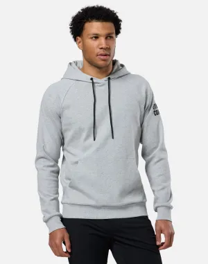Chill Hoodie in Grey Melange Polyester Material