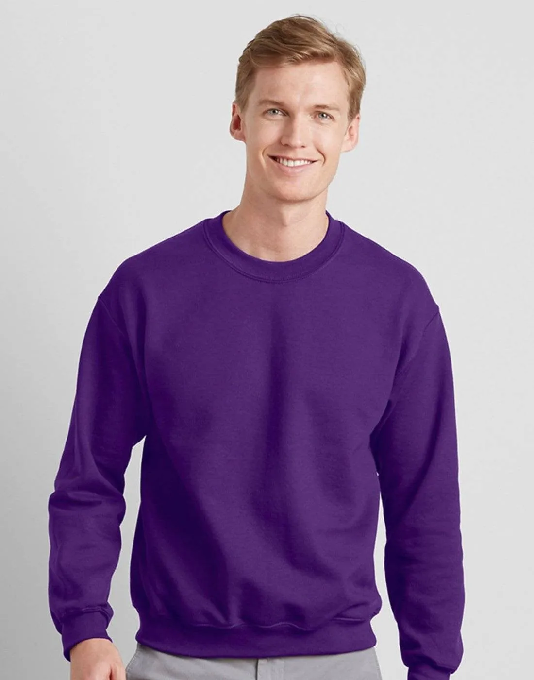 Heavy Blend Adult Crew Neck Sweatshirt | ASH Polka Dot Active Fit