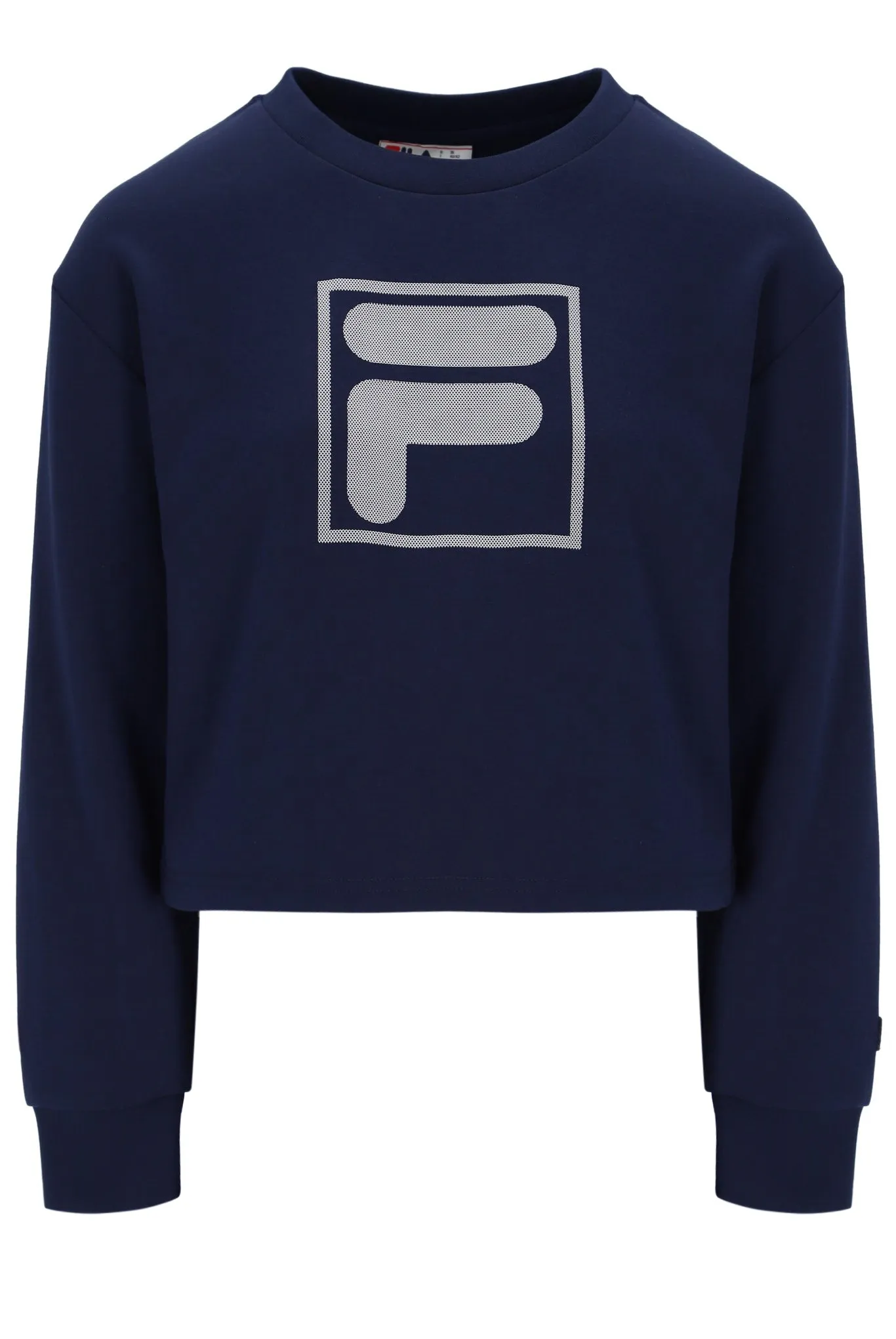 buckle accents Jorie Wide Crew Neck Sweatshirt