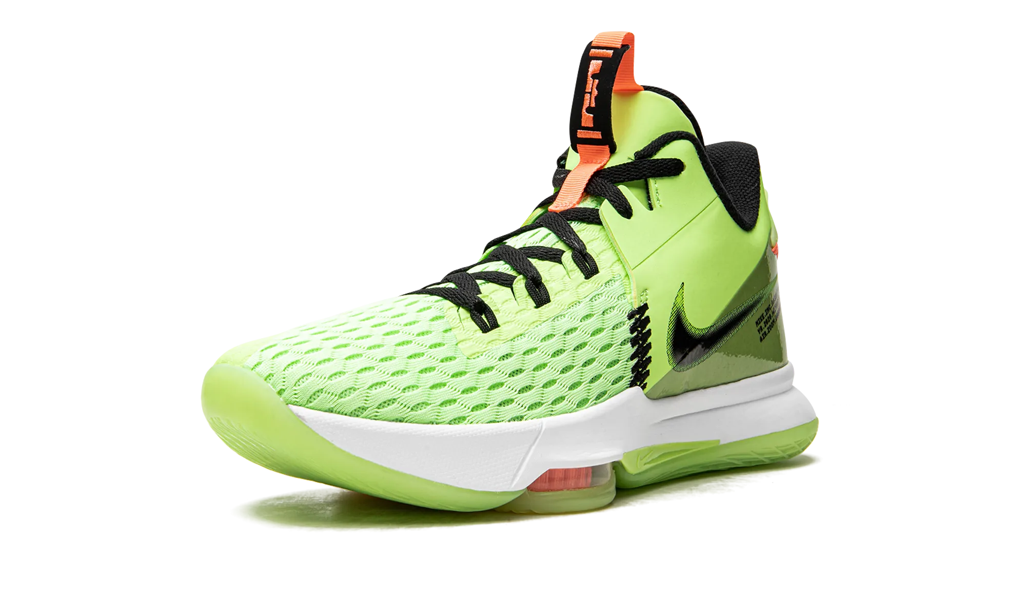 LeBron Witness V "Lime Glow" Orthopedic Footbed uneven - terrain shoes