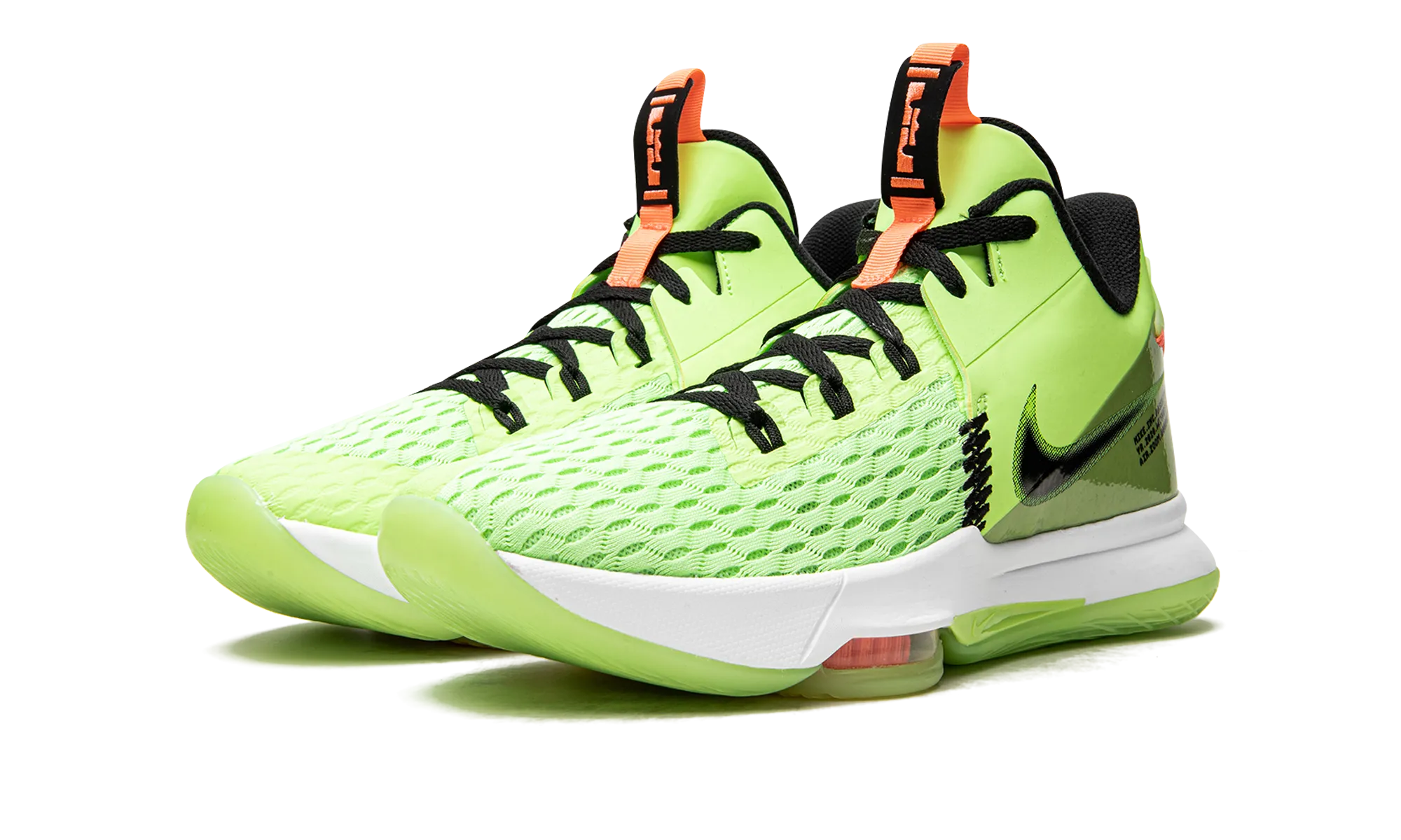 LeBron Witness V "Lime Glow" running for competition Ultra Light Cushioning